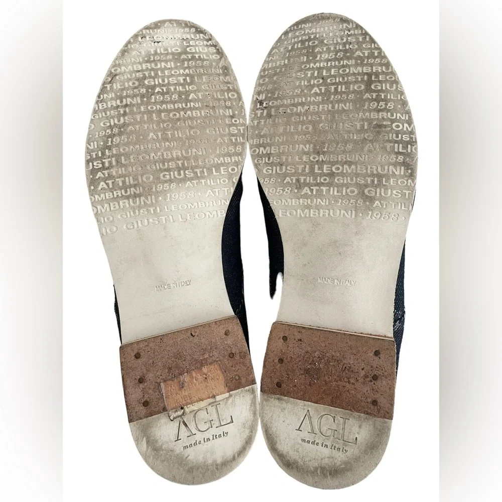 AGL ATTILIO GIUSTI LEOMRRUNI Italy Loafer High fashion euro 37 US 6.5 EUC